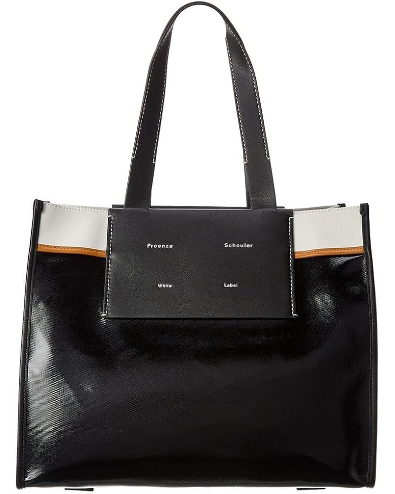 Women's XL Coated Canvas Tote Black $195.65 Totes