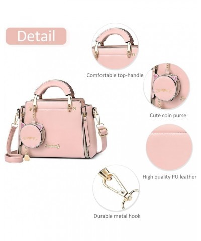 Women for Handbag Cute Shoulder Bags Casual Travel Crossbody Bag PU Leather Party Shopping Women Handbags Black Pink $30.13 S...