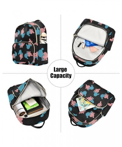 Turtle Pattern Women's Backpack Purse Fashion Travel Anti Theft Backpack Casual Daypack for Work College,M Medium $17.15 Back...