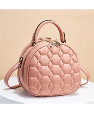 Women Fashion Quilted Handbags Leather Handbags With Shoulder Strap For Office Date Party Small Practical Bags Red $15.59 Totes