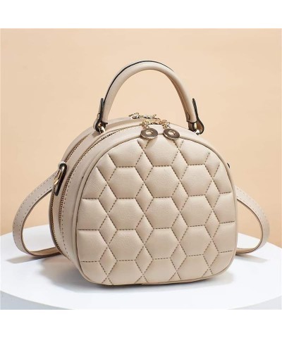 Women Fashion Quilted Handbags Leather Handbags With Shoulder Strap For Office Date Party Small Practical Bags Red $15.59 Totes