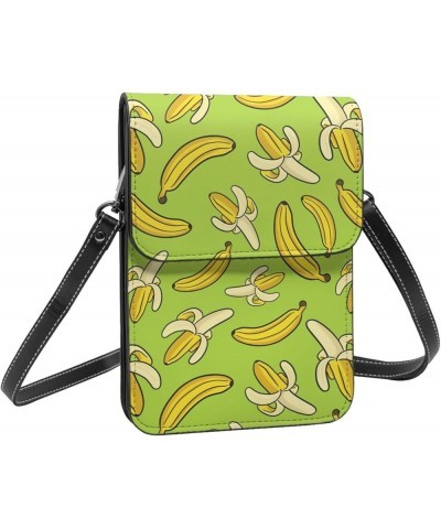 Womens Crossbody Bags Bohemian Colorful Vintage Pattern Phone Bag Wallet Purses Adjustable Strap Banana Pattern (4) $18.76 Cr...