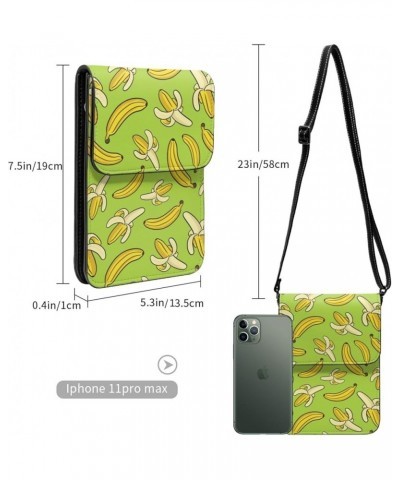 Womens Crossbody Bags Bohemian Colorful Vintage Pattern Phone Bag Wallet Purses Adjustable Strap Banana Pattern (4) $18.76 Cr...