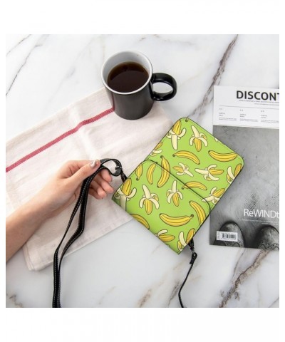 Womens Crossbody Bags Bohemian Colorful Vintage Pattern Phone Bag Wallet Purses Adjustable Strap Banana Pattern (4) $18.76 Cr...