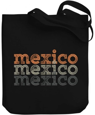 Mexico repeat retro Canvas Tote Bag 10.5" x 16" x 4 $22.79 Totes