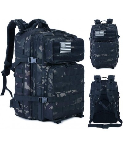 45L Military Backpack Tactica Rucksack Outdoor Assault Pack Hiking Travel Rucksacks Black Cp $31.36 Backpacks