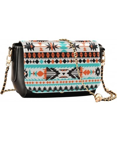 Bohemian Crossbody Bag for Women Girls,Leather Cross Body Purses Chain Strap Handbags Shoulder Bag $22.79 Crossbody Bags