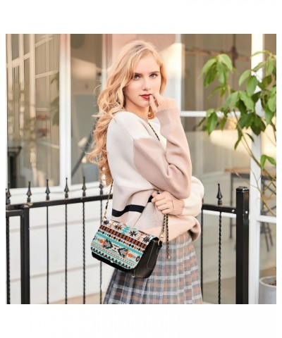 Bohemian Crossbody Bag for Women Girls,Leather Cross Body Purses Chain Strap Handbags Shoulder Bag $22.79 Crossbody Bags