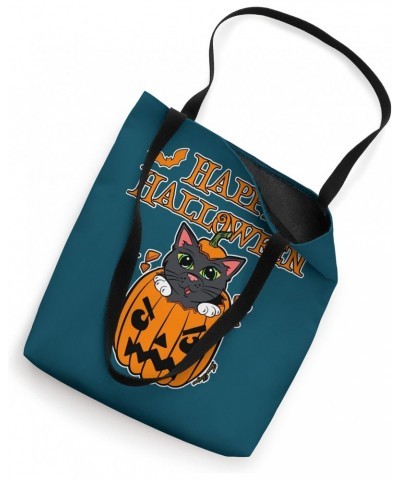 Happy Halloween design cat in pumpkin Jack O´Latern party Tote Bag $11.44 Totes