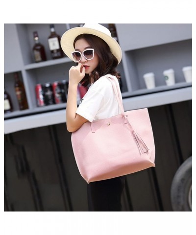 Handbag for Women PU Leather Purse Tassel Shoulder Bag Ladies Top-Handle Satchel Tote Magnetic Buckle Hobo Bag Bronze Blue $2...