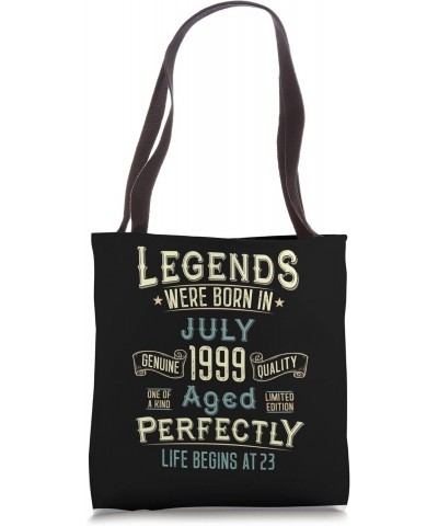 Vintage July 1999 23Th Birthday 23 Year Old Men Women Tote Bag $13.25 Totes