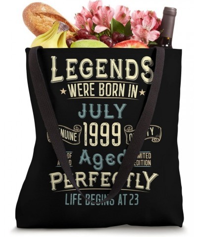 Vintage July 1999 23Th Birthday 23 Year Old Men Women Tote Bag $13.25 Totes