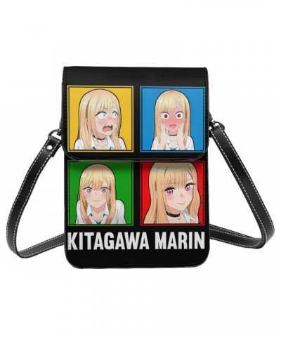 Anime Small Cell Phone Purse My Dress Up Darling Fashion Womens Crossbody Cellphone Bag Mini Shoulder Bag 7.5x5.3 Inches $16....