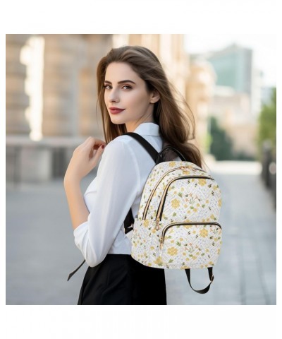 Bee Honey Fashion Backpack Purse for Women Multipurpose Casual Daypack with Multi Pockets & Secured Zipper Stylish Backpack f...