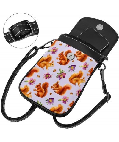 Small Crossbody Bags Cell Phone Purse - Stylish and Compact Purse with Adjustable Shoulder Strap Cartoon Animals with Heart M...