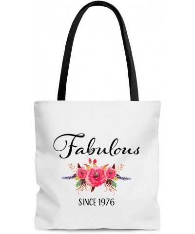 Fabulous Since 1976 Tote Bag with Shoulder Strap - Happy 44th Birthday Gift Unique for 44 Year Old - Women Her Wife Sister Au...