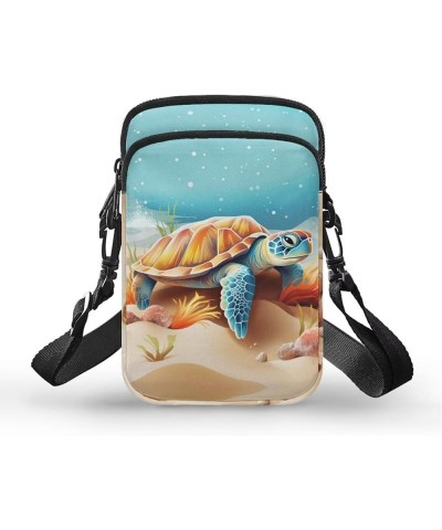 Tongluoye Crossbody Bags for Women Small Cellphone Purses Mini Shoulder Handbag Sea Turtle 2 $9.02 Crossbody Bags