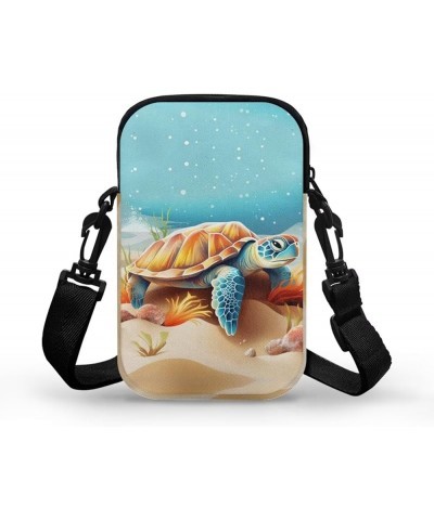 Tongluoye Crossbody Bags for Women Small Cellphone Purses Mini Shoulder Handbag Sea Turtle 2 $9.02 Crossbody Bags