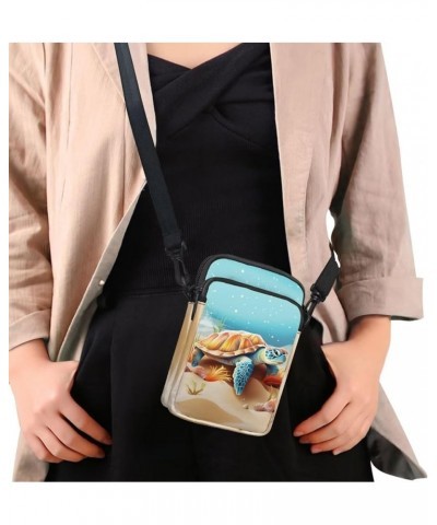 Tongluoye Crossbody Bags for Women Small Cellphone Purses Mini Shoulder Handbag Sea Turtle 2 $9.02 Crossbody Bags