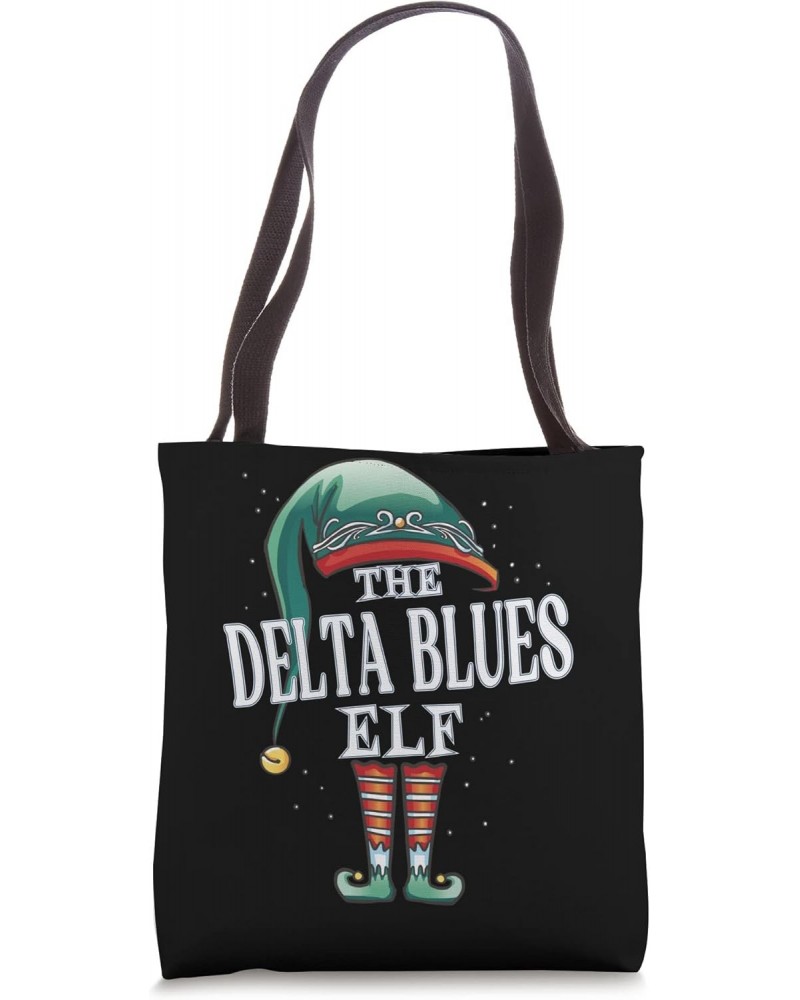 Delta Blues Elf Christmas Group Xmas Pajama Party Tote Bag $10.98 Totes