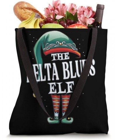 Delta Blues Elf Christmas Group Xmas Pajama Party Tote Bag $10.98 Totes