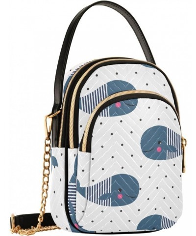 Joko lvery Whales Dot Cross Body Purse Crossbody Bags Chain Handbag Shoulder Bag for Work Women Gifts $9.02 Crossbody Bags