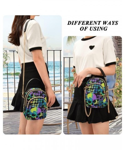 Skulls Crossbody Bags for Women Fanny Packs Small Sling Cross Body Bag Mini Wallet Phone Purse $12.17 Crossbody Bags