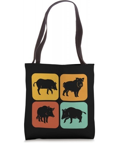 Retro Boars I Pig I Aesthetic I Hog Tote Bag $11.44 Totes