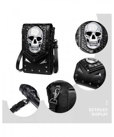 Crossbody Bags for Women Skull Pattern Stitching Purses for Women Travel Bag Cross Body Bag Purses for Women Phone Black $12....