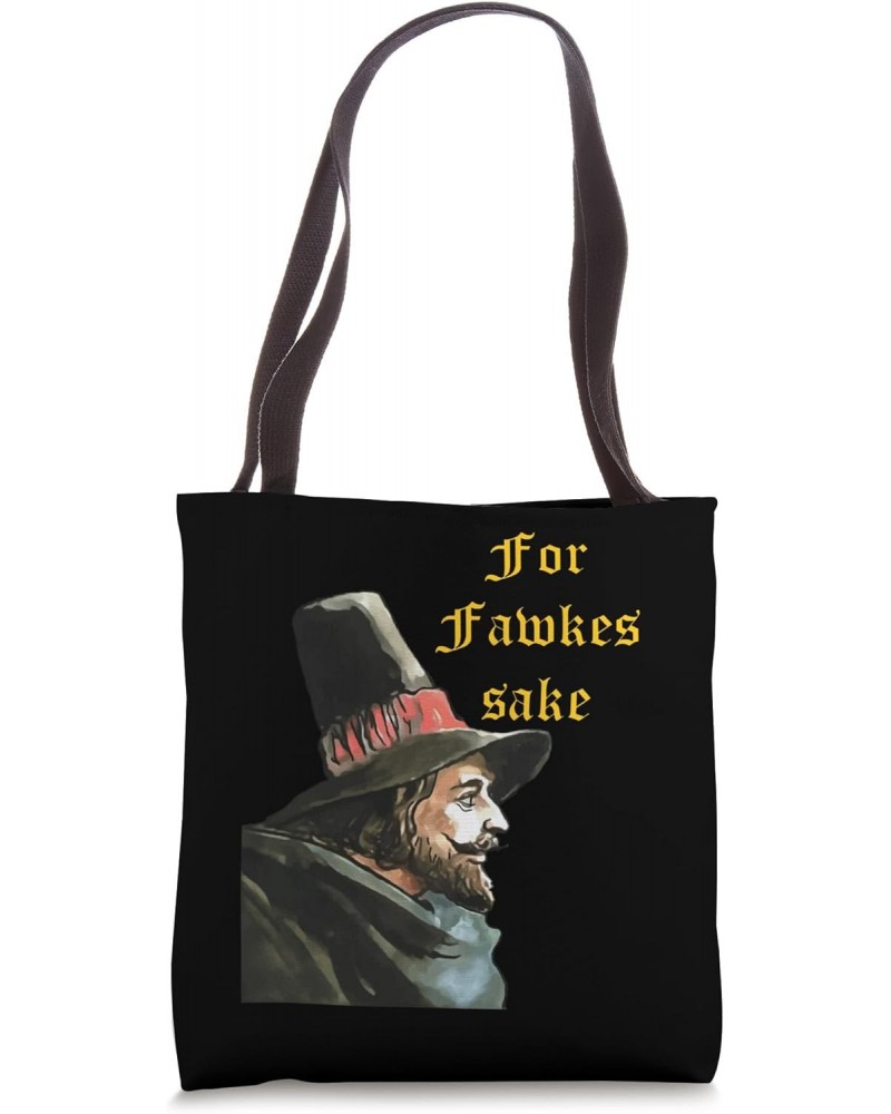 For Fawkes Sake Bonfire Night Vector Art Tote Bag $12.21 Totes