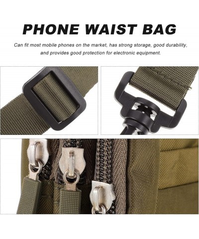 2pcs Waist Bags Outdoor Cases Storage Crossbody Mobile Mini Case Phone Purse Shoulder Bag Men Wallet Casual Belt Moblie Carry...