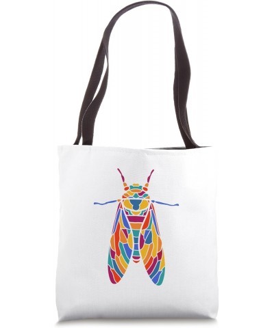 Colorful Cicada Insect Great Eastern Brood X Cicada Tote Bag $13.49 Totes