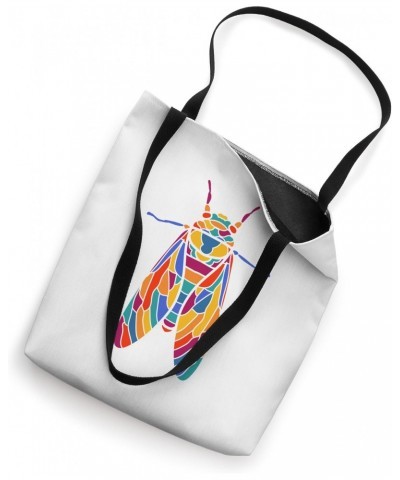 Colorful Cicada Insect Great Eastern Brood X Cicada Tote Bag $13.49 Totes