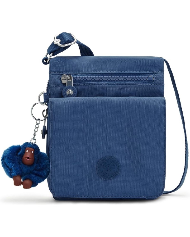 Kipling Women's New Eldorado Crossbody Bag Delicate Blue $28.62 Crossbody Bags