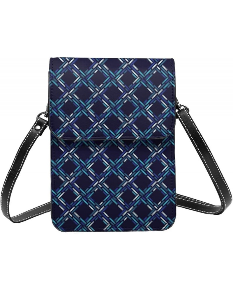 Womens Crossbody Bags Dinosaur Pattern Phone Bag Wallet Purses Adjustable Strap Colorful Grid Pattern (1) $16.08 Crossbody Bags