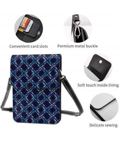 Womens Crossbody Bags Dinosaur Pattern Phone Bag Wallet Purses Adjustable Strap Colorful Grid Pattern (1) $16.08 Crossbody Bags