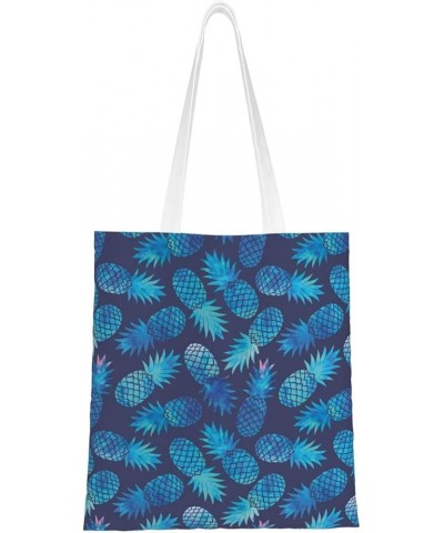 Colorful Music Notes Print Portable Storage Bag, Work, School, Shopping,Shoulder Bag,Customizable Blue Pineapple $17.88 Shoul...