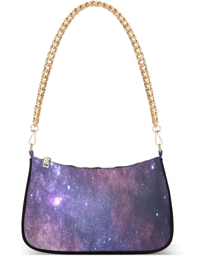 Women Small Shoulder Bag Rocky-mountain-star-night Girl Classic Purse Tote HandBag $22.73 Totes