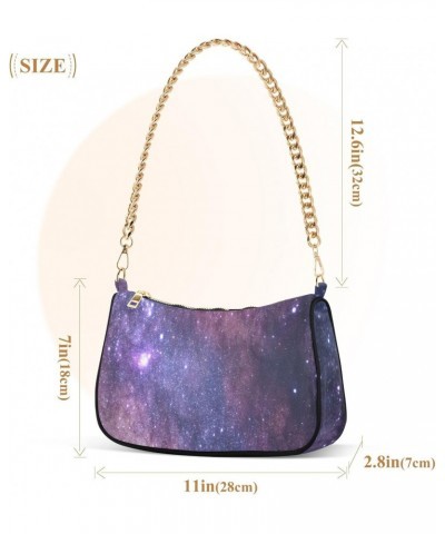 Women Small Shoulder Bag Rocky-mountain-star-night Girl Classic Purse Tote HandBag $22.73 Totes