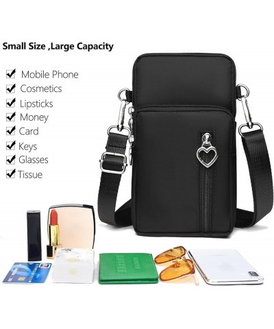 Small Crossbody Bags for Women Mini Cell Phone Wallet Shoulder Bag Handbag Arm Bag Wide Strap Purse Apricot $8.49 Crossbody Bags