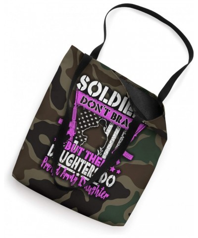 Soldiers Don't Brag Proud Army Daughter Pride Military Child Tote Bag $11.30 Totes