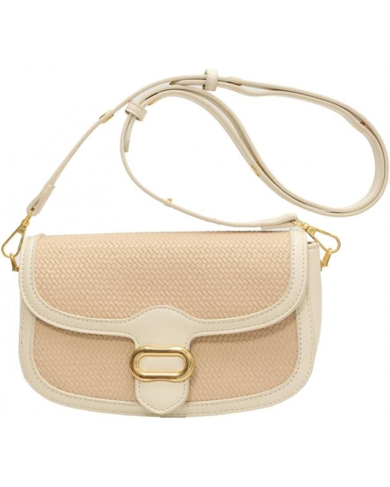 Classic Crossbody Bags for Women Vintage Hobo Bags for Women Satchel Shoulder Bag Fashion Beach Bag Straw Bag 2024 Beige $23....