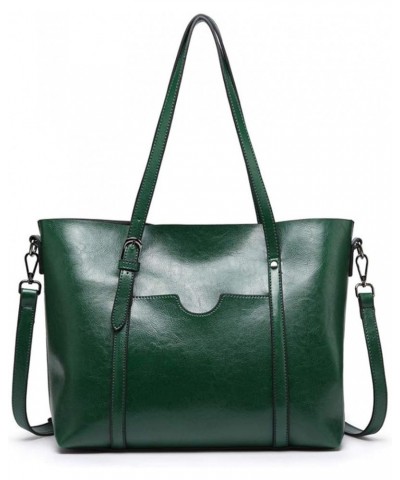 Womens PU Leather Handbag Top Handle Tote Shoulder Hobo Bag Satchel Purse Green $31.90 Totes