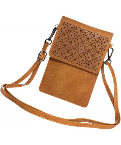 1pc Cell Phone Shoulder Bag Breathable Crossbody Wallets for Women & Men Small Crossbody Wallet for Brown $12.81 Crossbody Bags