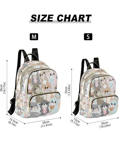 Women Backpack Purse Cute Cartoon Baby Otter Fashion Shoulder Bags Travel Backpack Small Daypacks S Small $11.44 Backpacks