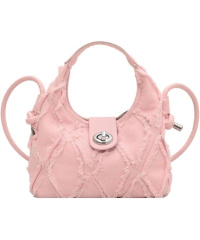 Half Moon Crossbody Bags for Women Dumpling Shape Handbags Beach Bag Satchel Bags for Wedding Party 2023 Pink $13.76 Crossbod...