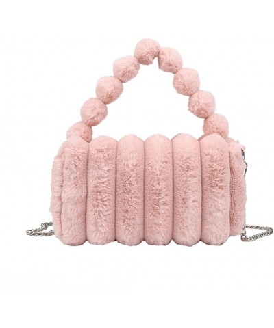 Y2k Purse Faux Fur Bags Crossbody Bag Y2k Aesthetic Accessories Y2k Bag Y2k Accessories Fuzzy Purse Pink $11.59 Crossbody Bags