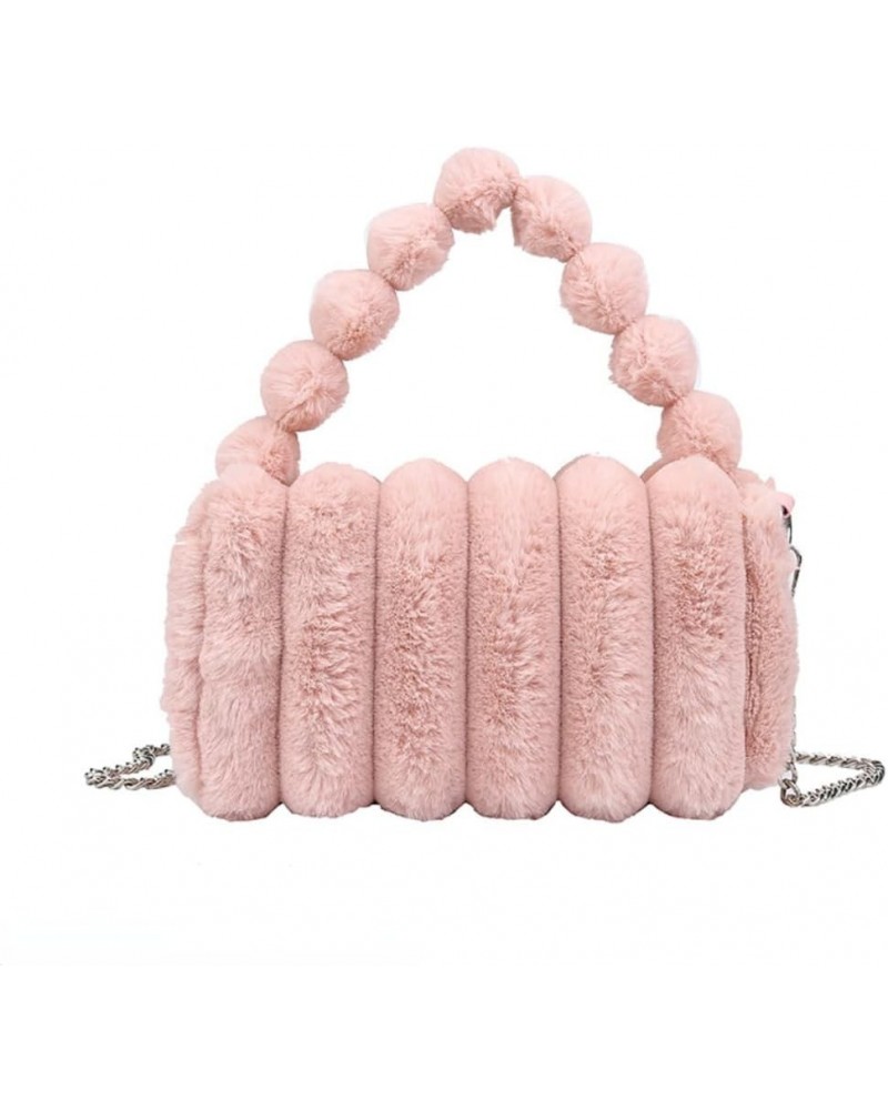 Y2k Purse Faux Fur Bags Crossbody Bag Y2k Aesthetic Accessories Y2k Bag Y2k Accessories Fuzzy Purse Pink $11.59 Crossbody Bags